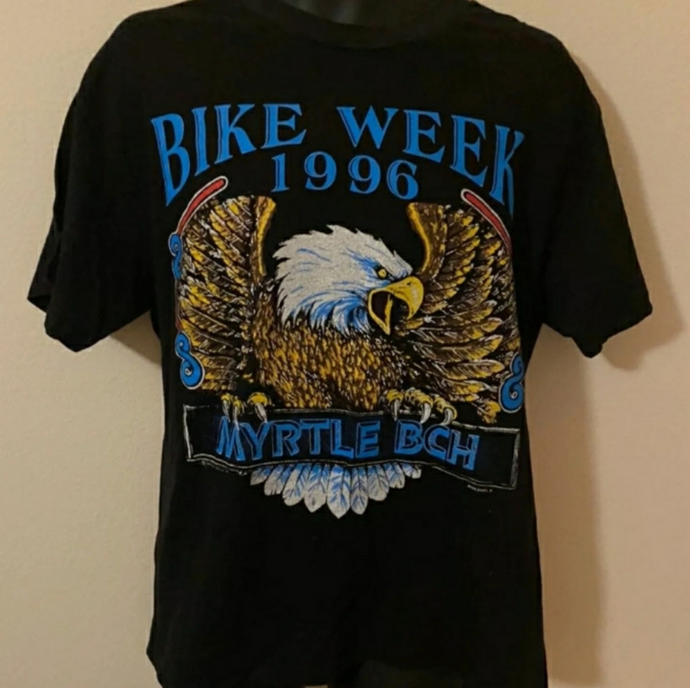 Vintage 1996 Bike Week Myrtle Beach Tee